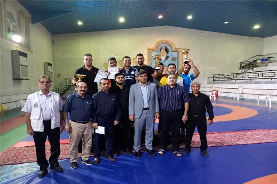 پایان رقابت های کشتی فرنگی نونهالان انتخابی باشگاههای خوزستان (( جام رمضان )) / اهواز :
